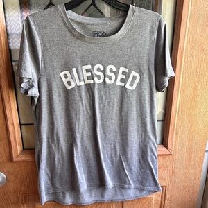 Grey blessed T-shirt